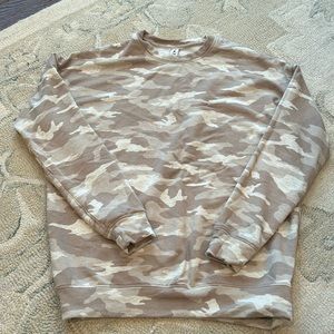 Athleta Camo Sweatshirt XS